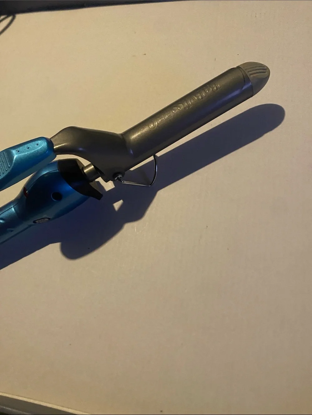 Blue Ceramic Curling Iron for Women Hair Tools - Blue